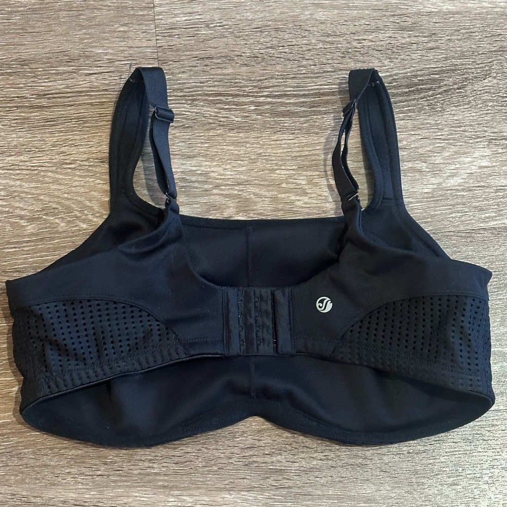 Soma Sport Sports Bra Women 40D Black Max Support Underwire Gym Workout …